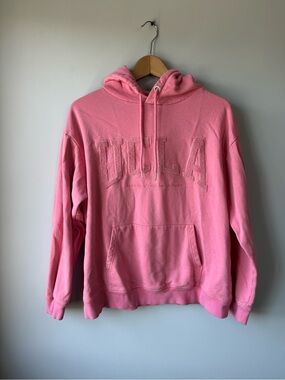 (M) Pink Hooded UCLA Hoodie